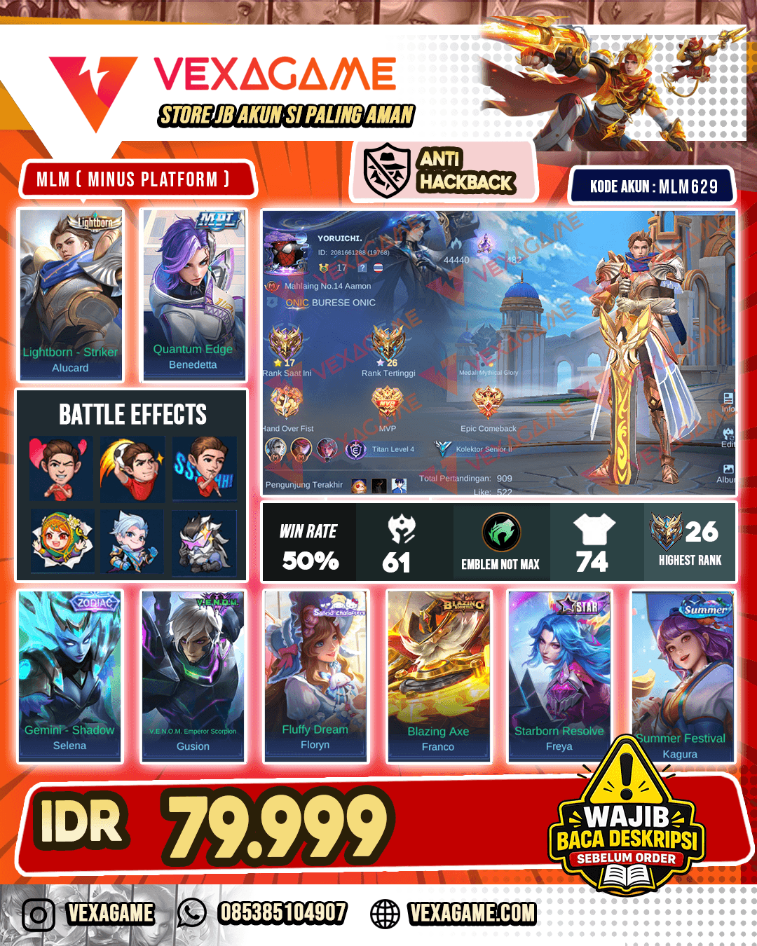 Alucard Lightborn | Bennedeta MPL