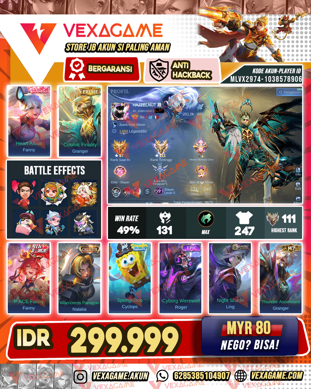 Granger Prime Ex Immortal