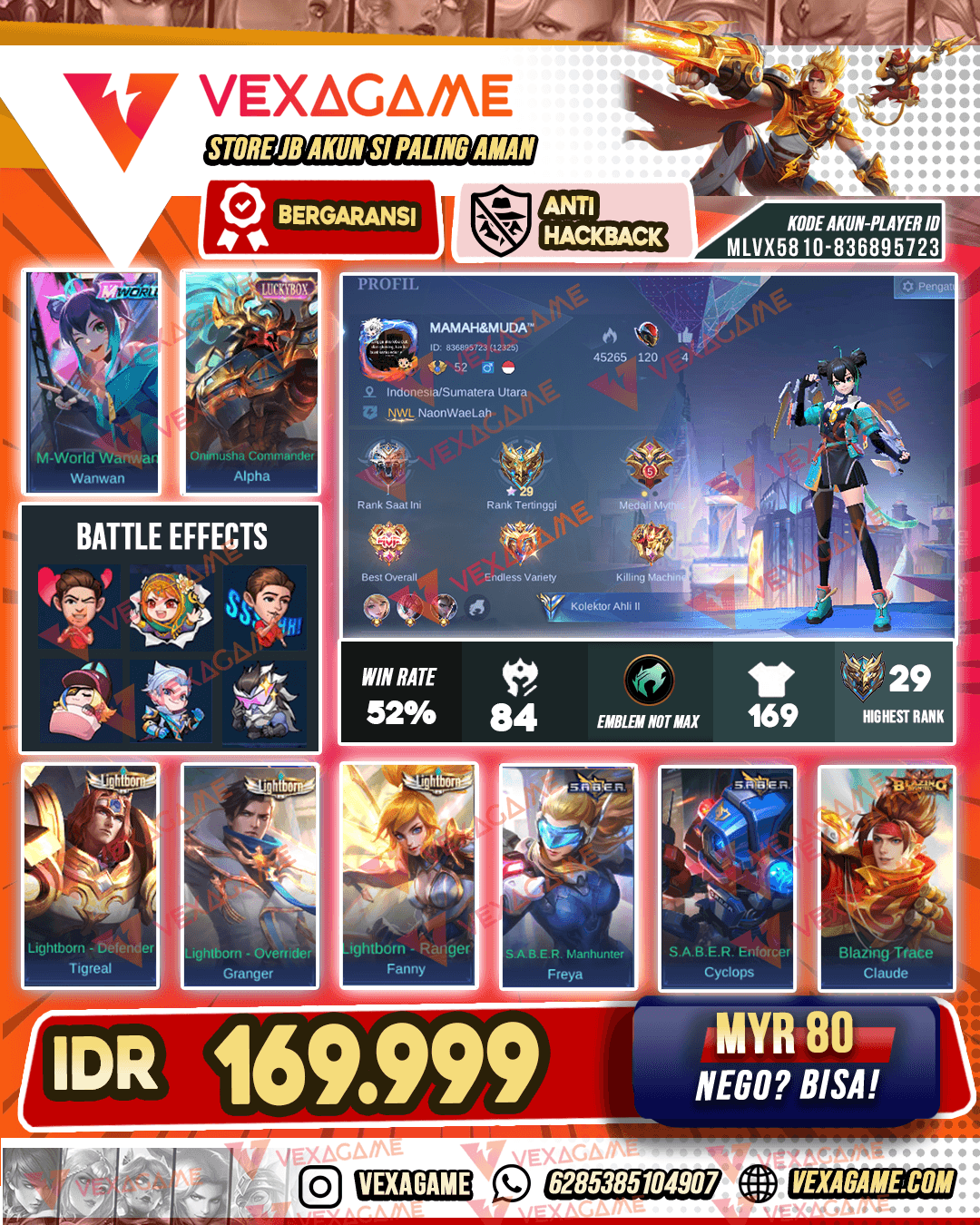 Wanwan Mworld | Alpha Luckybox | 4 Lightborn