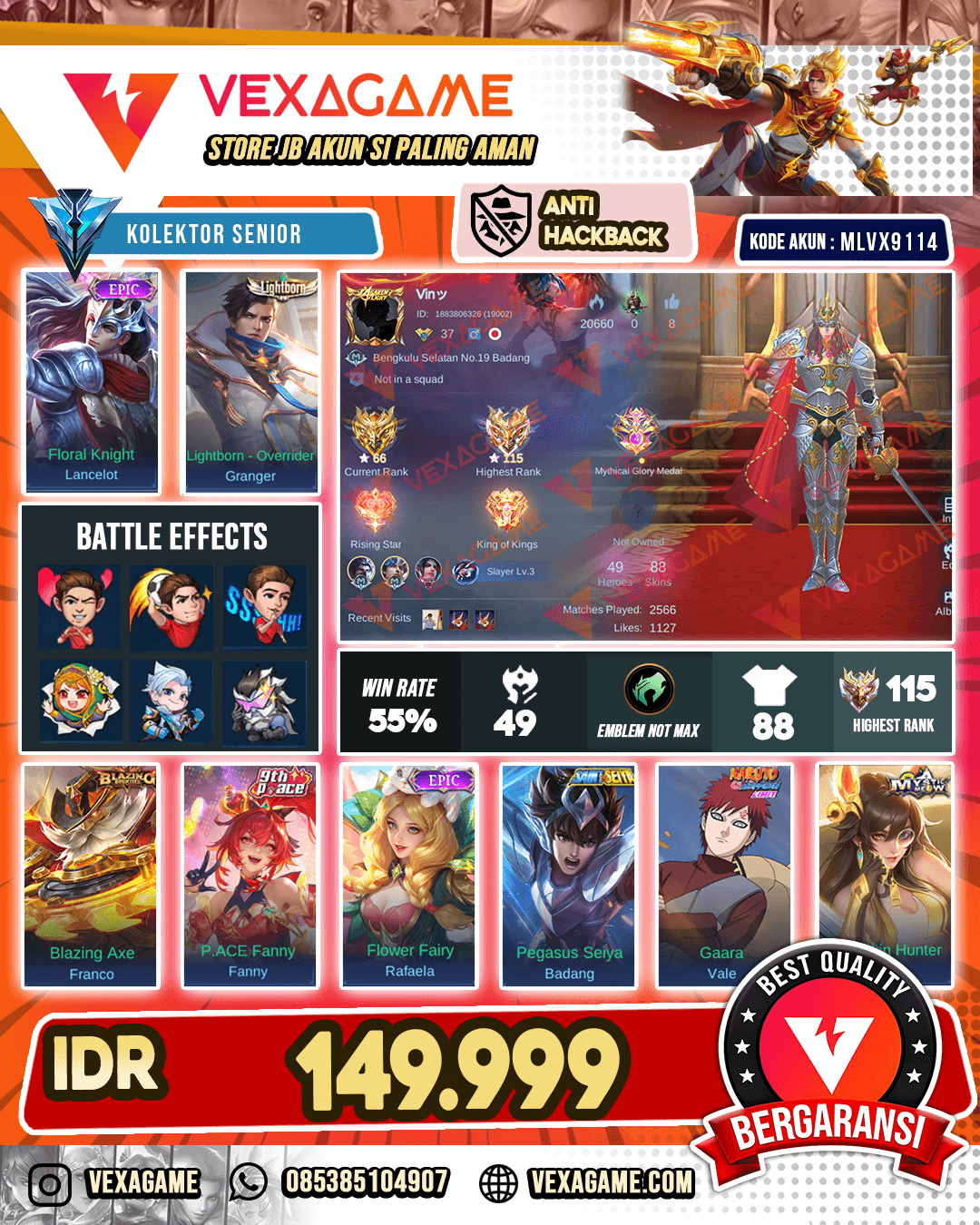 Lancelot Epic X Granger Lightborn | Ex Immortal