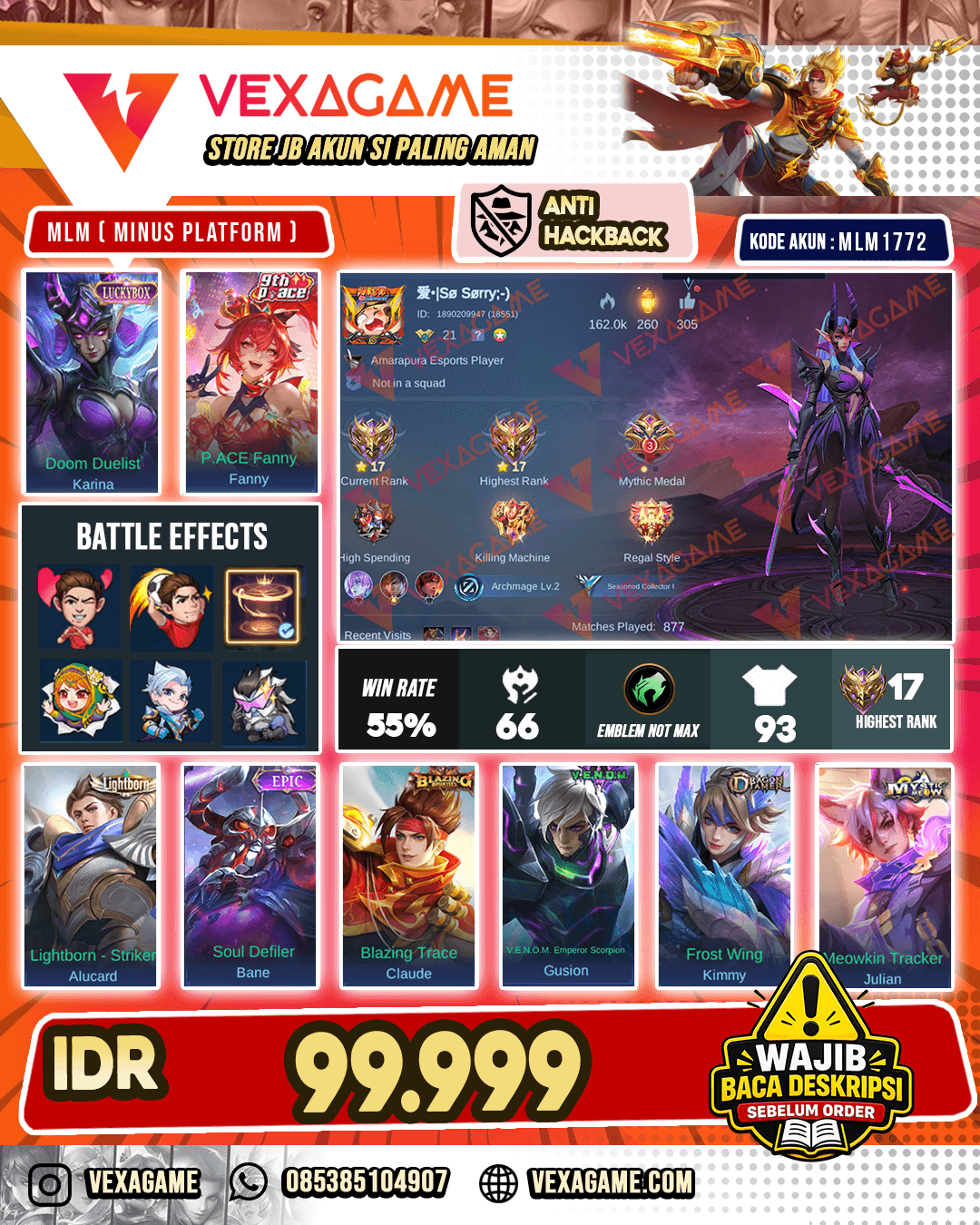 Karina Luckybox | Tas tas Merah