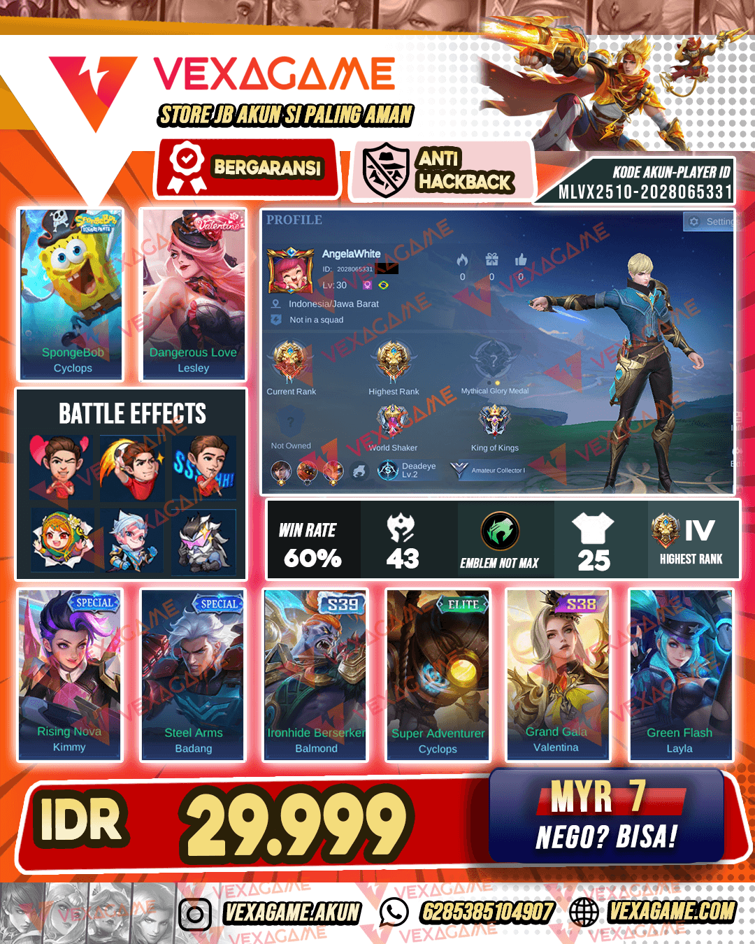 Akun Murah Banget