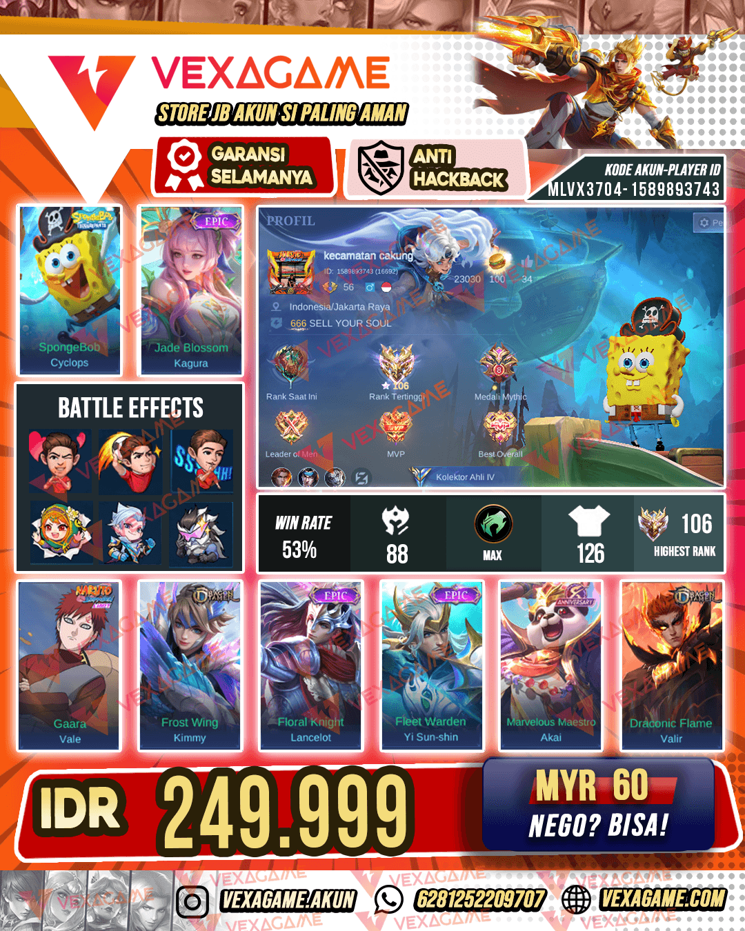 Cyclops Spongebob | Emblem MAX | Ex Immortal