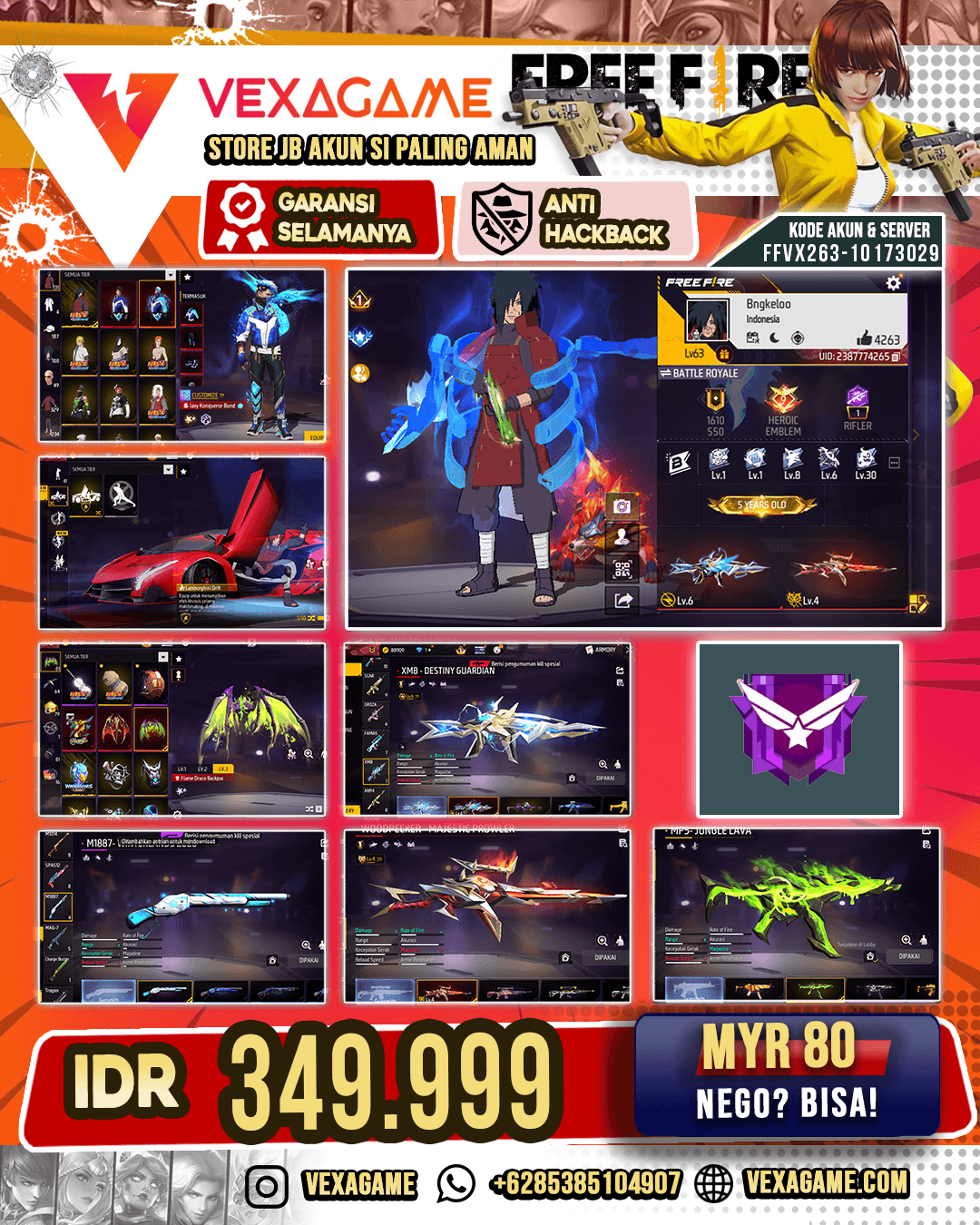 SG Winter | 2 Evo | Vault 300 ++ | Animasi Lobby Mewah