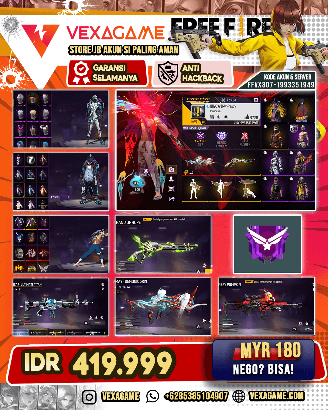 1 EVO MAX | SG LUMUT | VAULT 500++