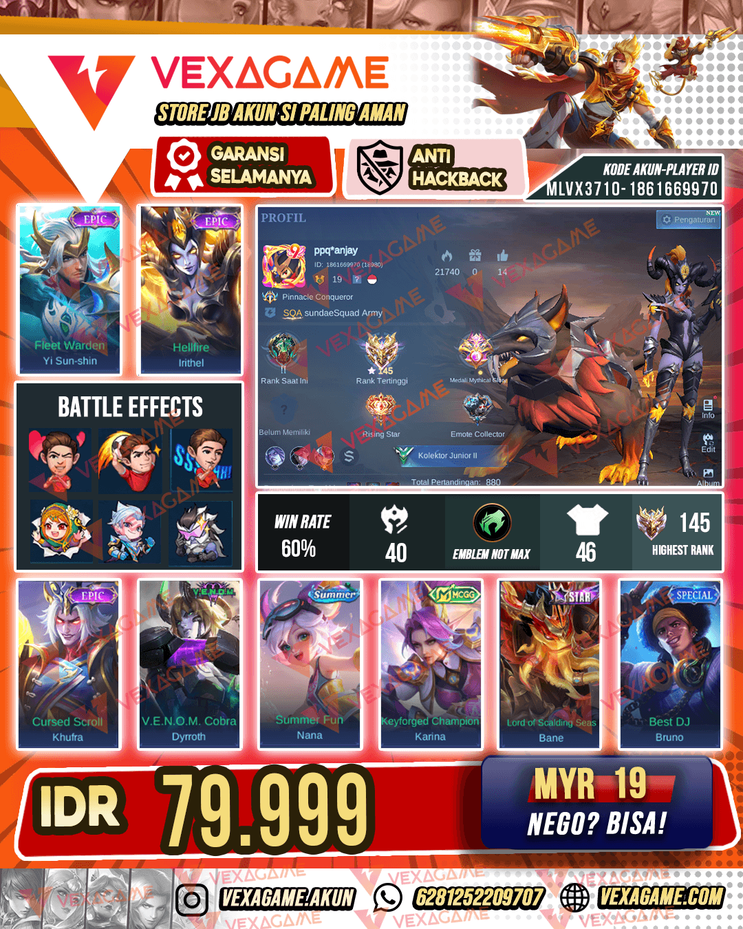 Yss Epic X Irithel Epic | Ex Immortal
