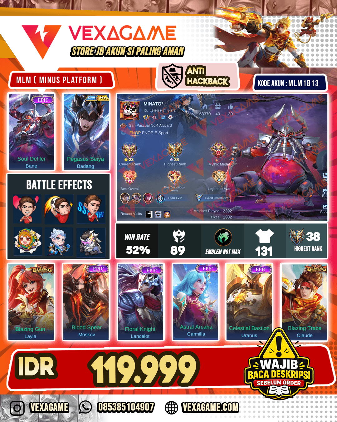 Bane Epic X Badang Saint Seiya