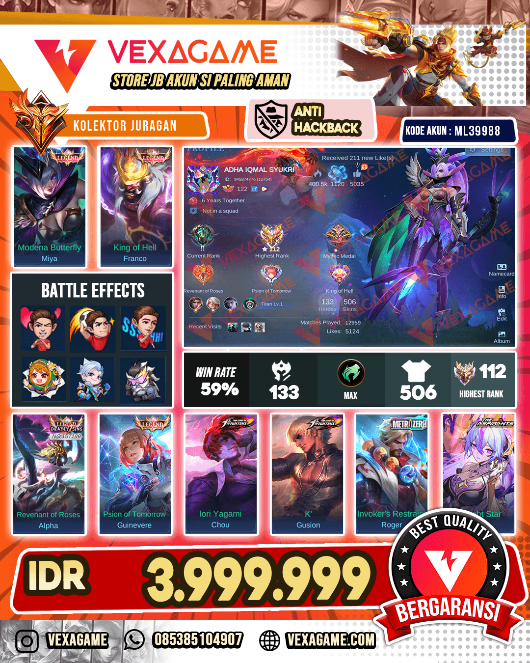 4 Legend | 5 Collector | 16 Grand