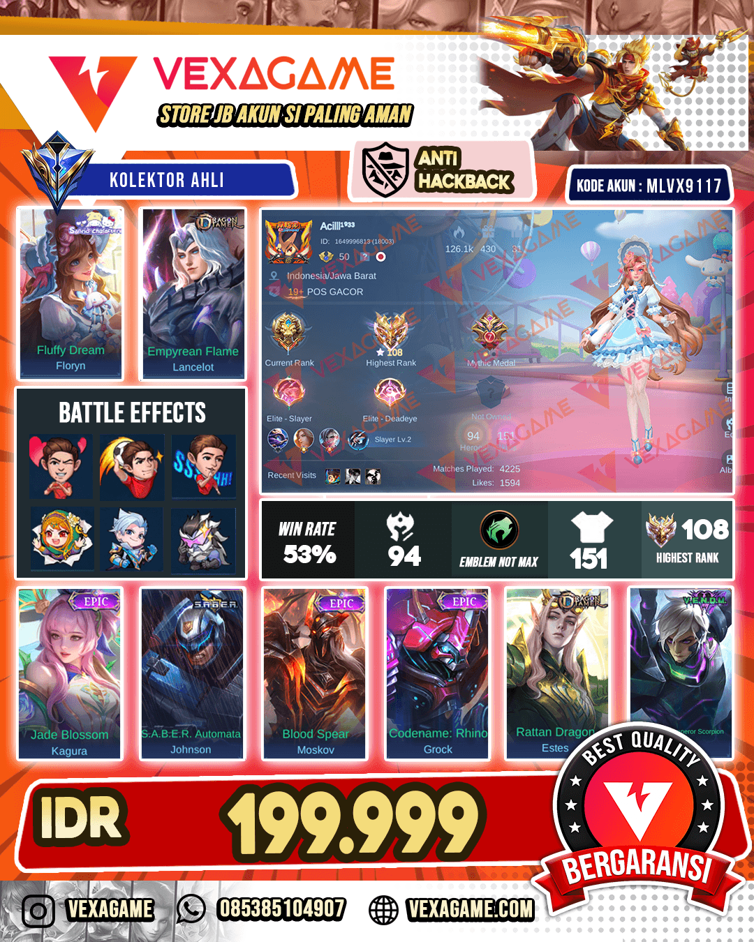 Floryn Sanrio X Lancelot Dragon Tamer | EX Immo
