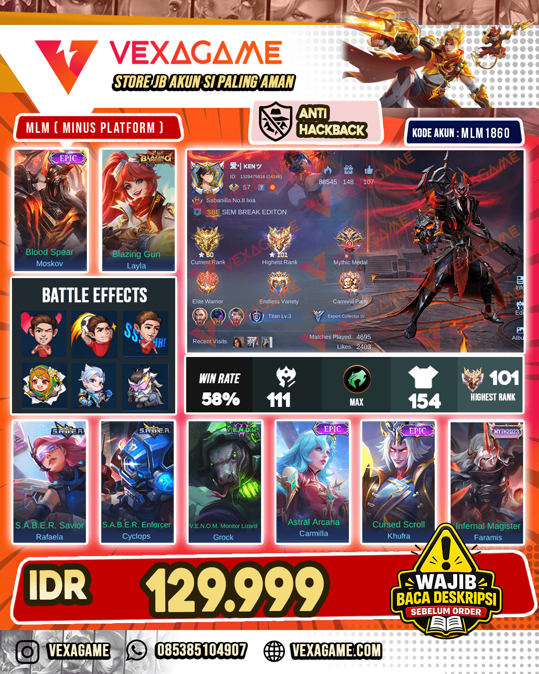 Moskov Epic X Layla Blazing | Ex Immortal
