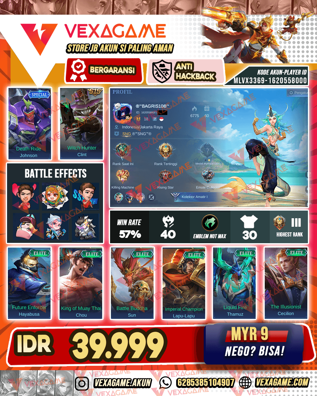 Akun Murah Harga Pelajar