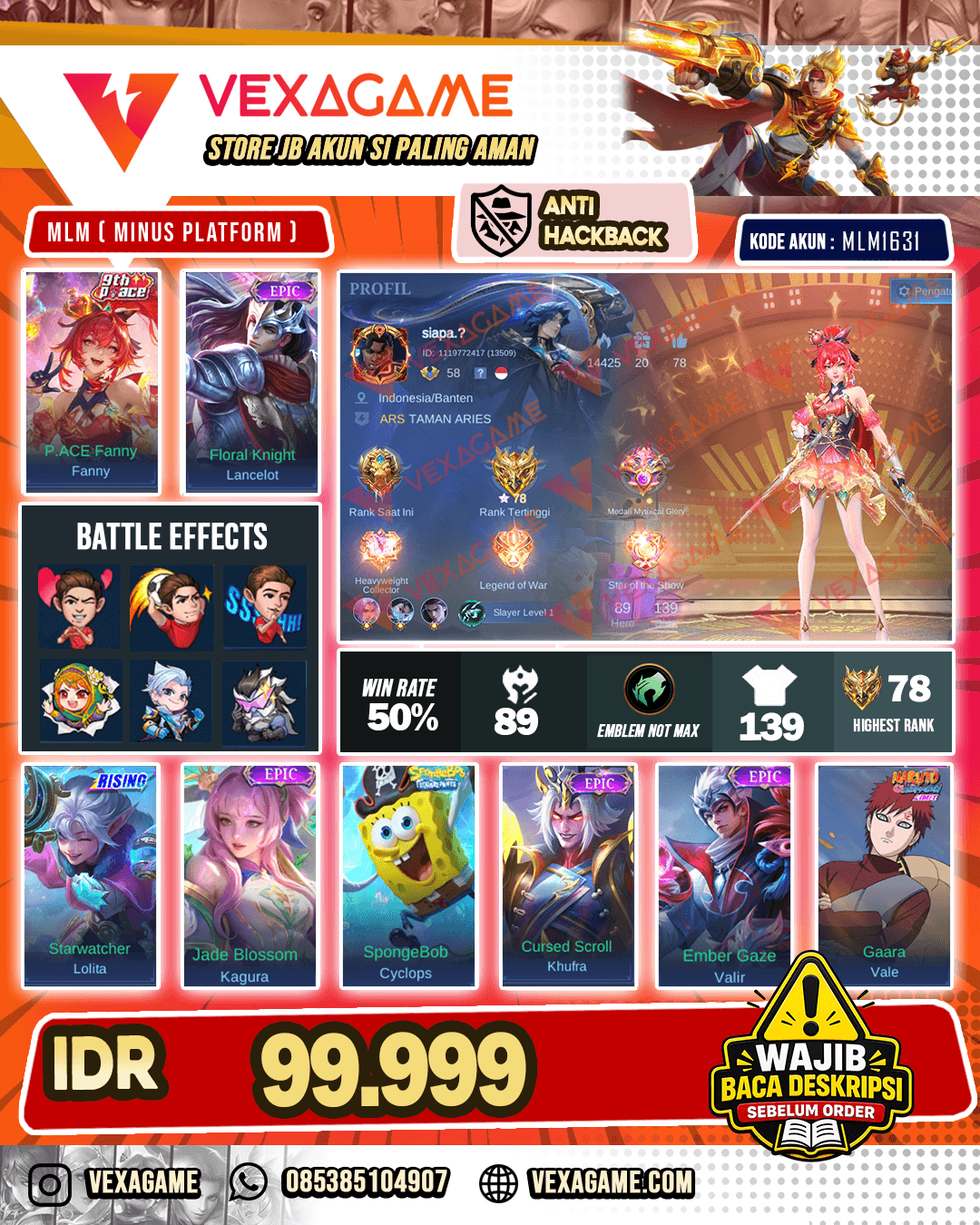 Fanny P Ace X Lancelot Epic