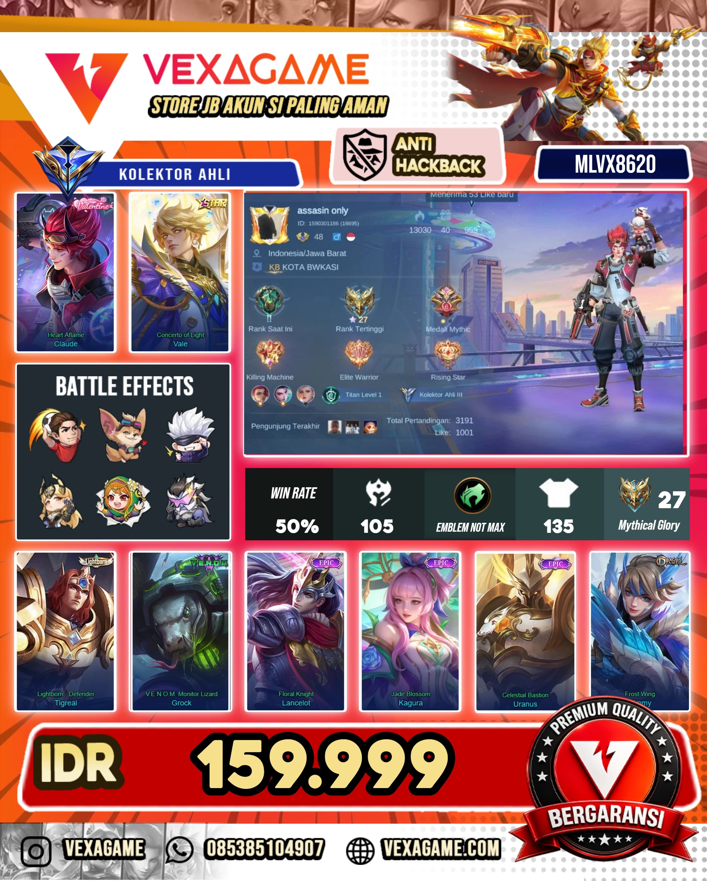 Claude Valentine | Vale Annualstsr