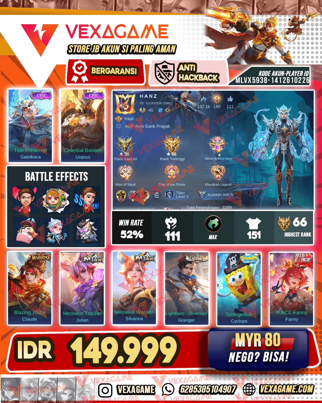 Gatotkaca Epic | Uranus Epic