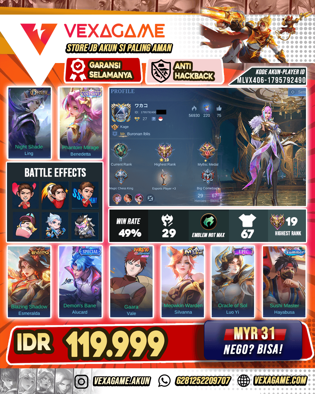 Akun Murah Banget