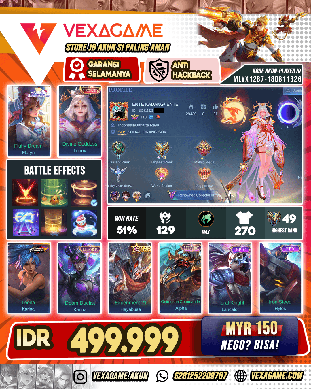 Lunox Legend | Recall Tas Tas Merah