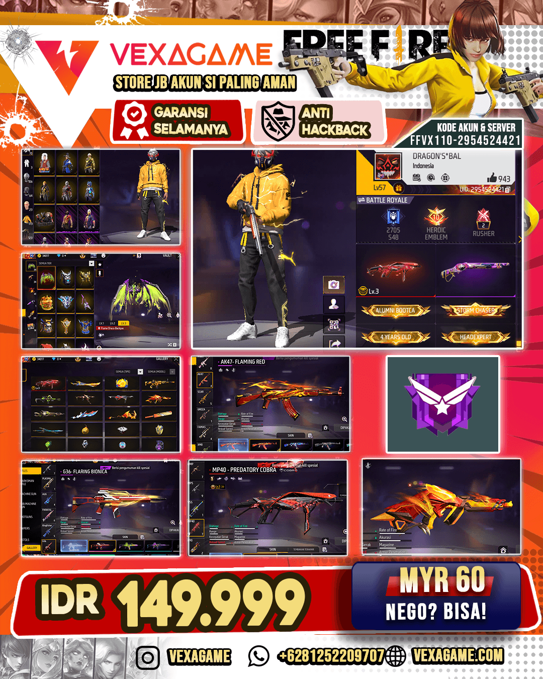 Akun FF Murah