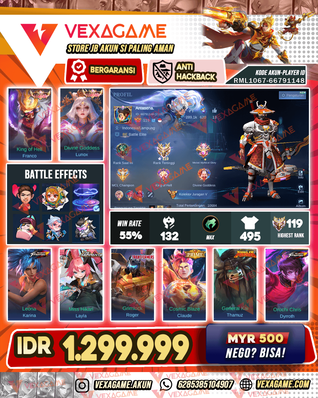 2 Legend | 4 CC | 2 KOF | 3 Prime | Layla Asphirant