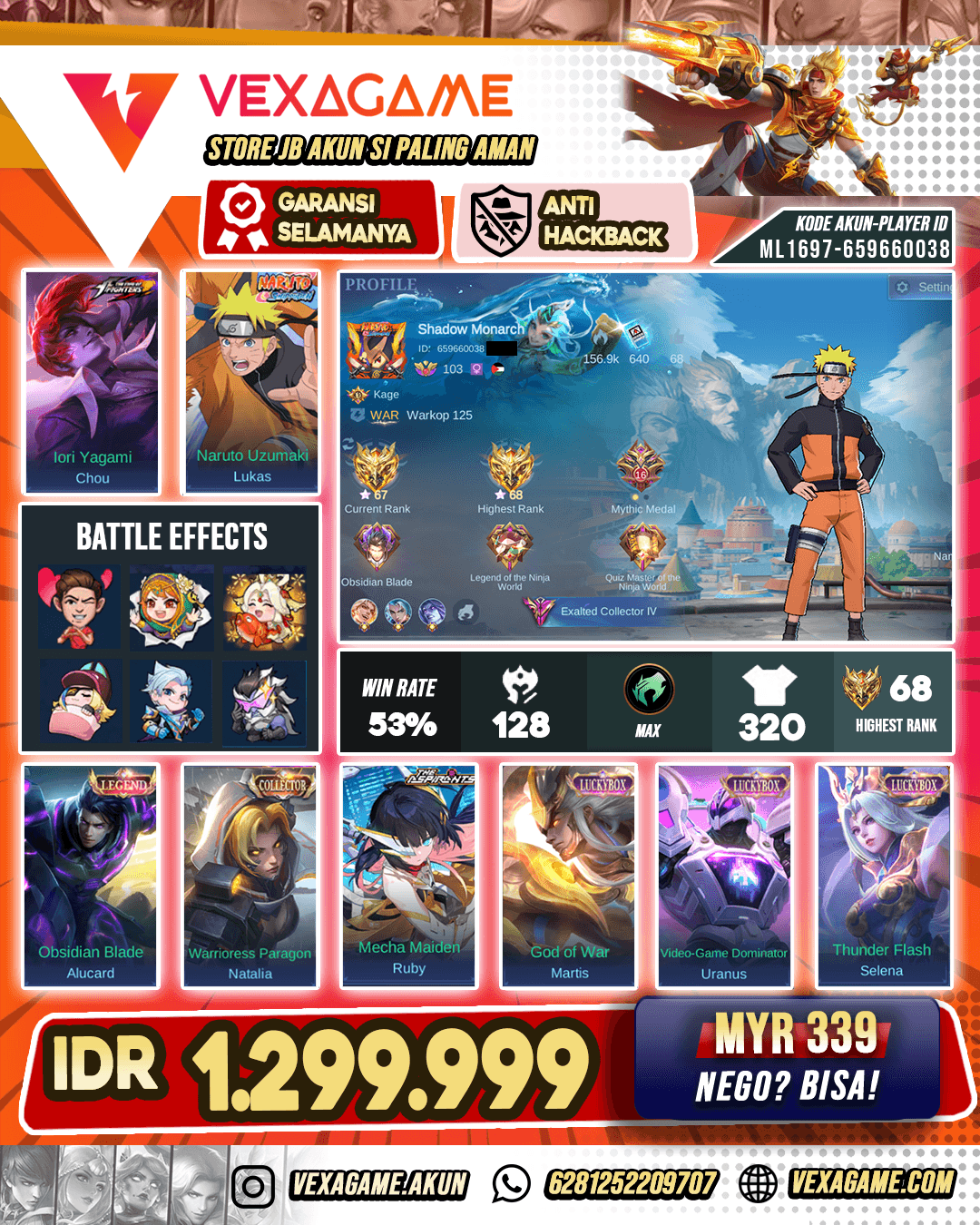 Naruto Lukas | Cocok Buat User EXP