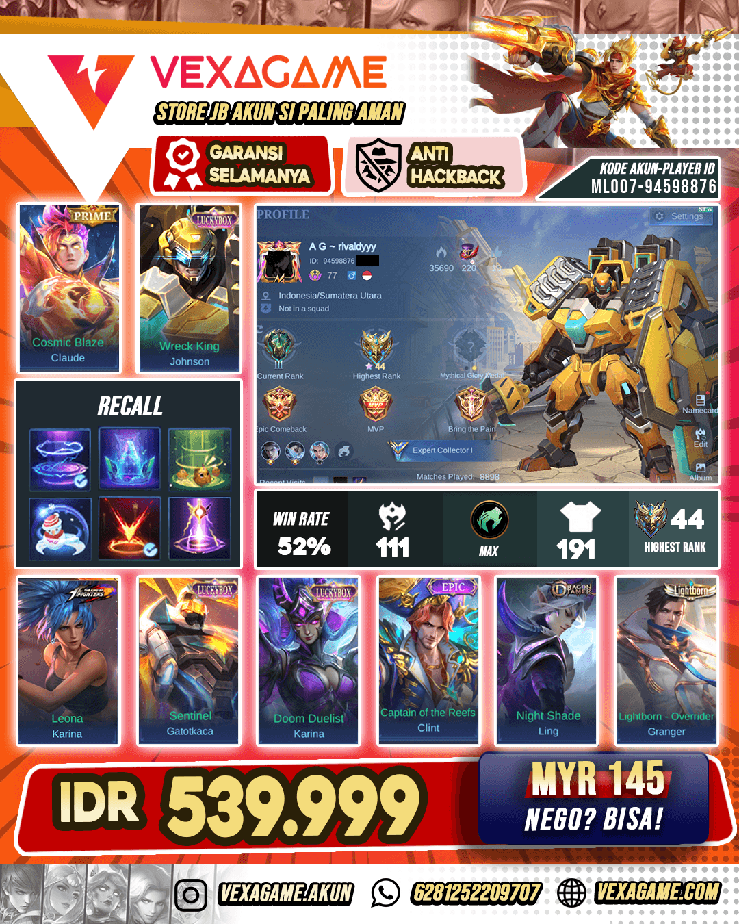 Jhonson Luckybox Murah