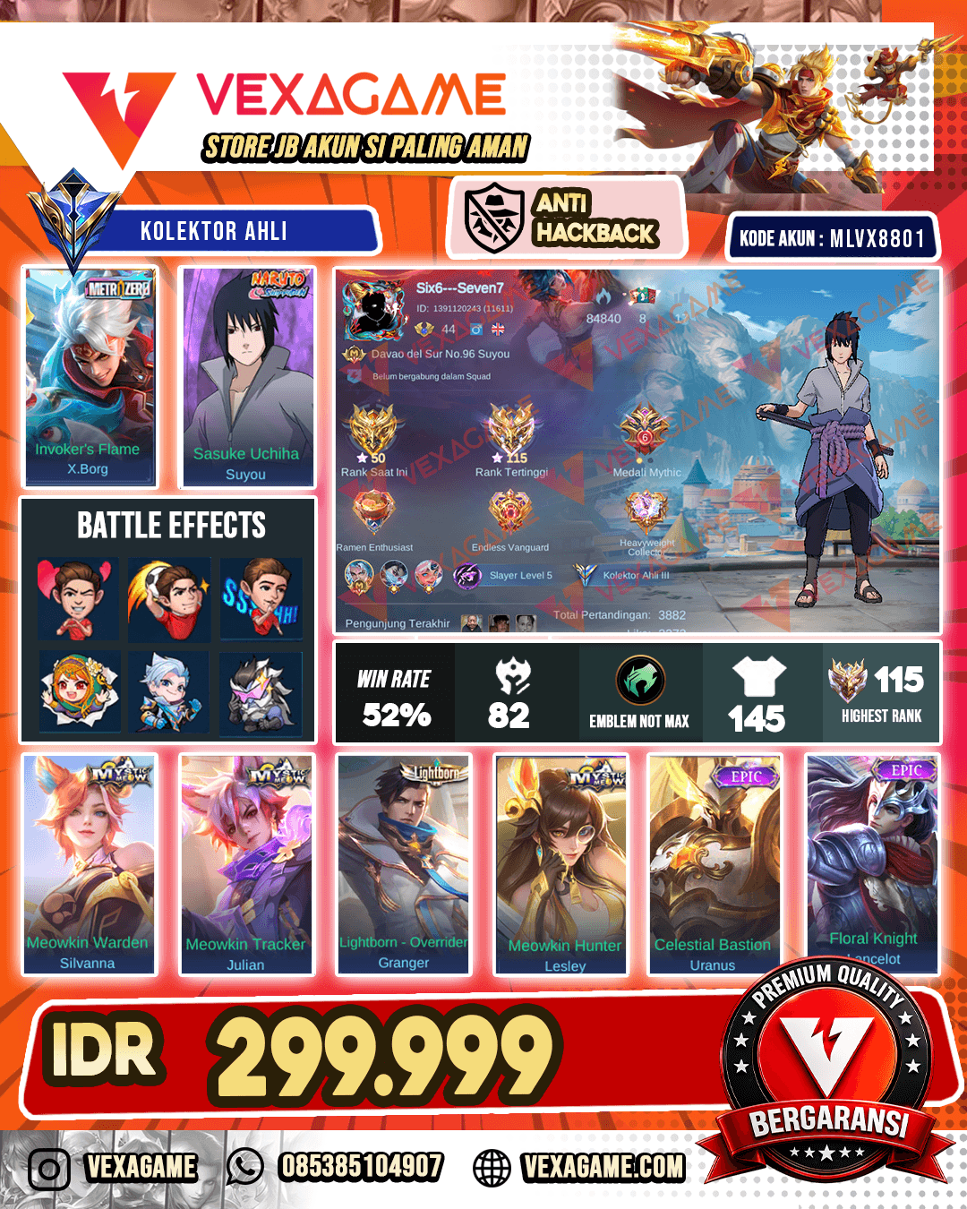 Suyou Sasuke X Roger Metro Zero | EX IMMORTAL