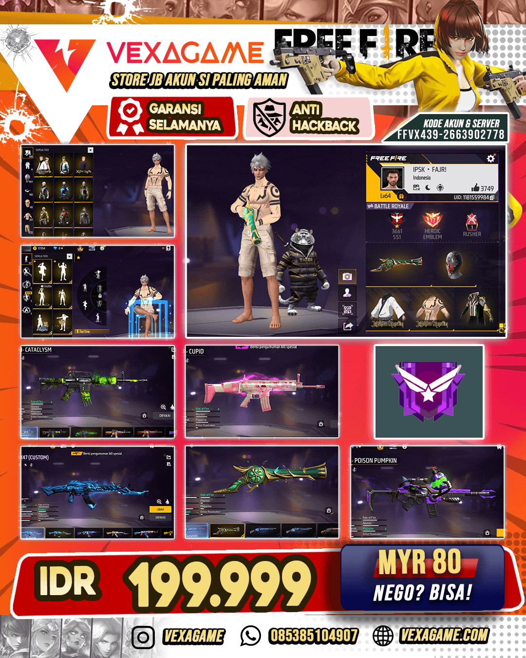 SG TEROMPET | SCAR CUPID | vAULT 300++