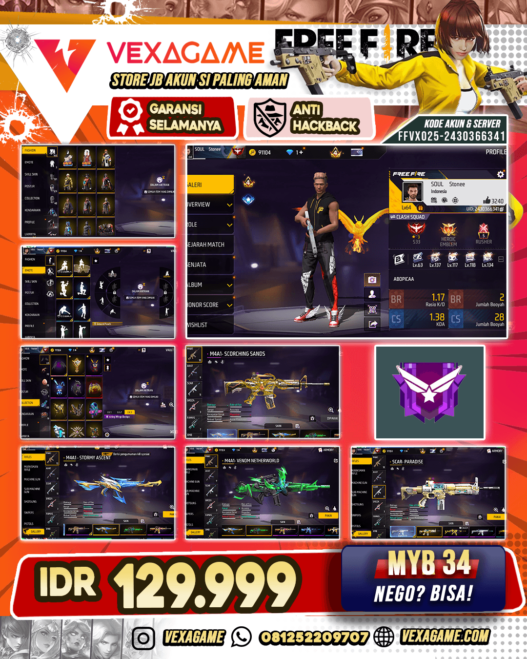 SCAR Paradise X M4AI Stormy Ascent