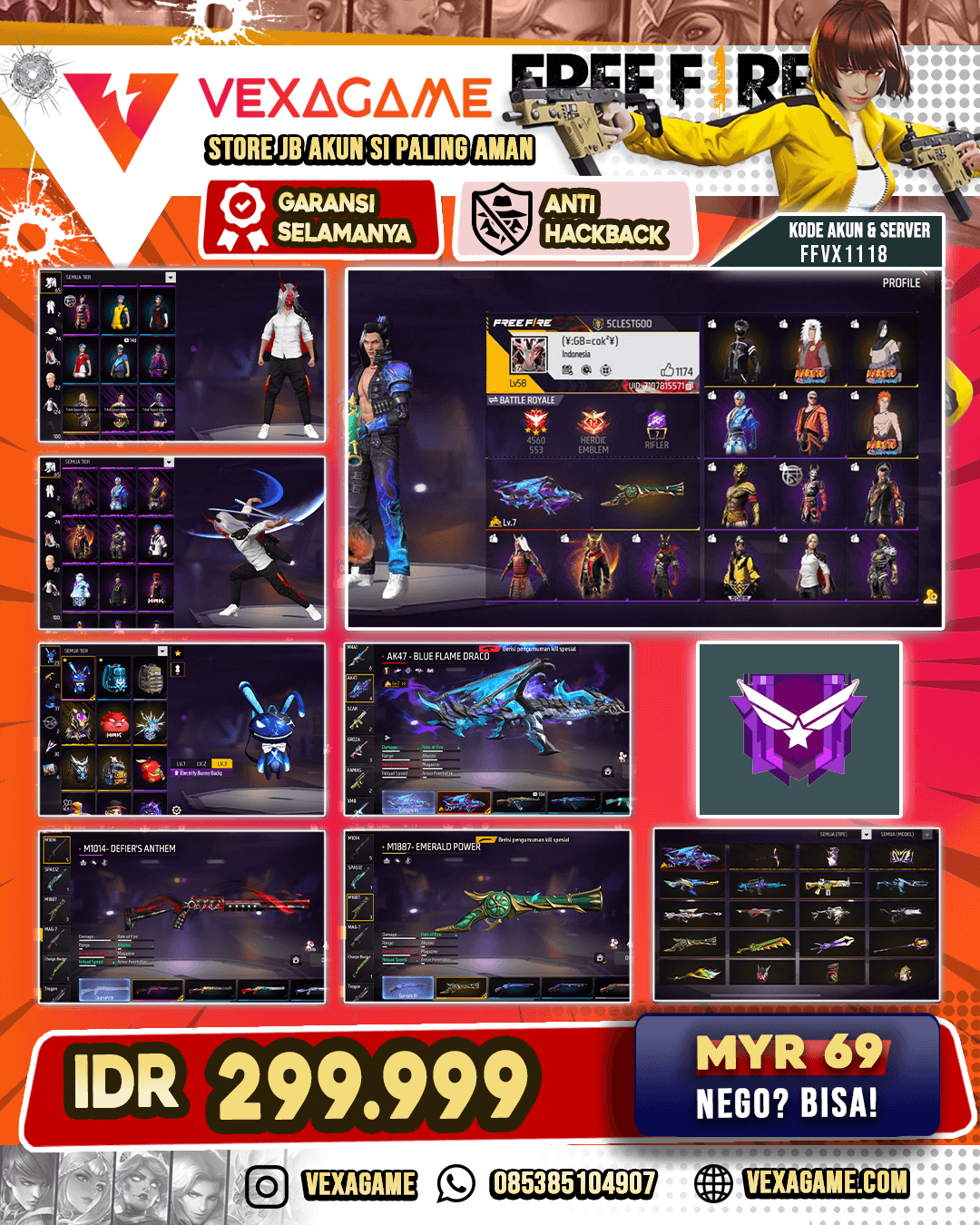 EVO AK47 MAX | SG TROMPET | VAULT 120+