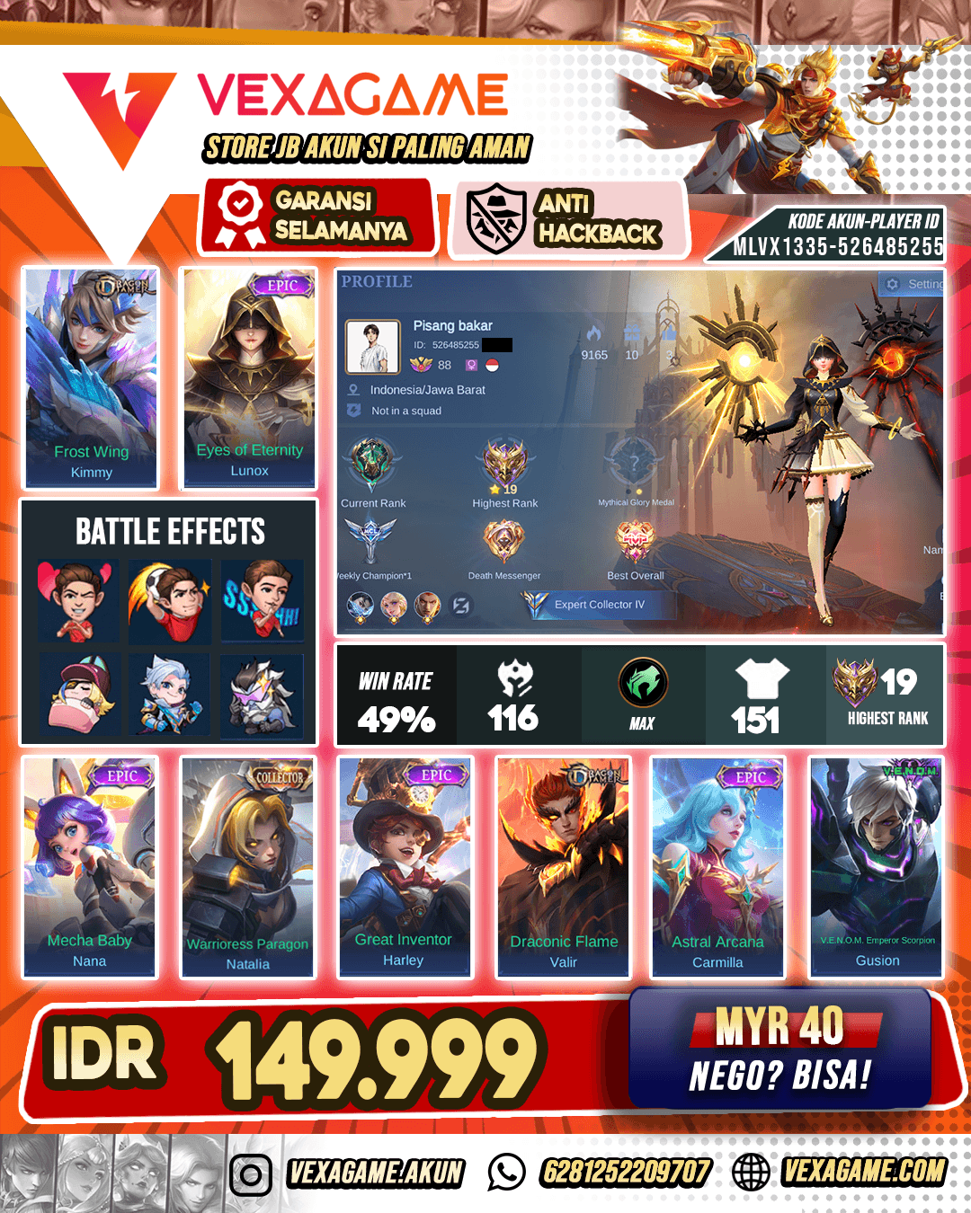 Lunox Epic Murah