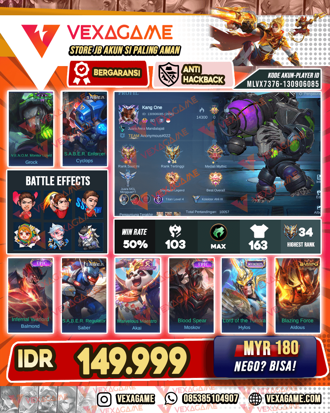 Grock Venomn | Cyclop Saber