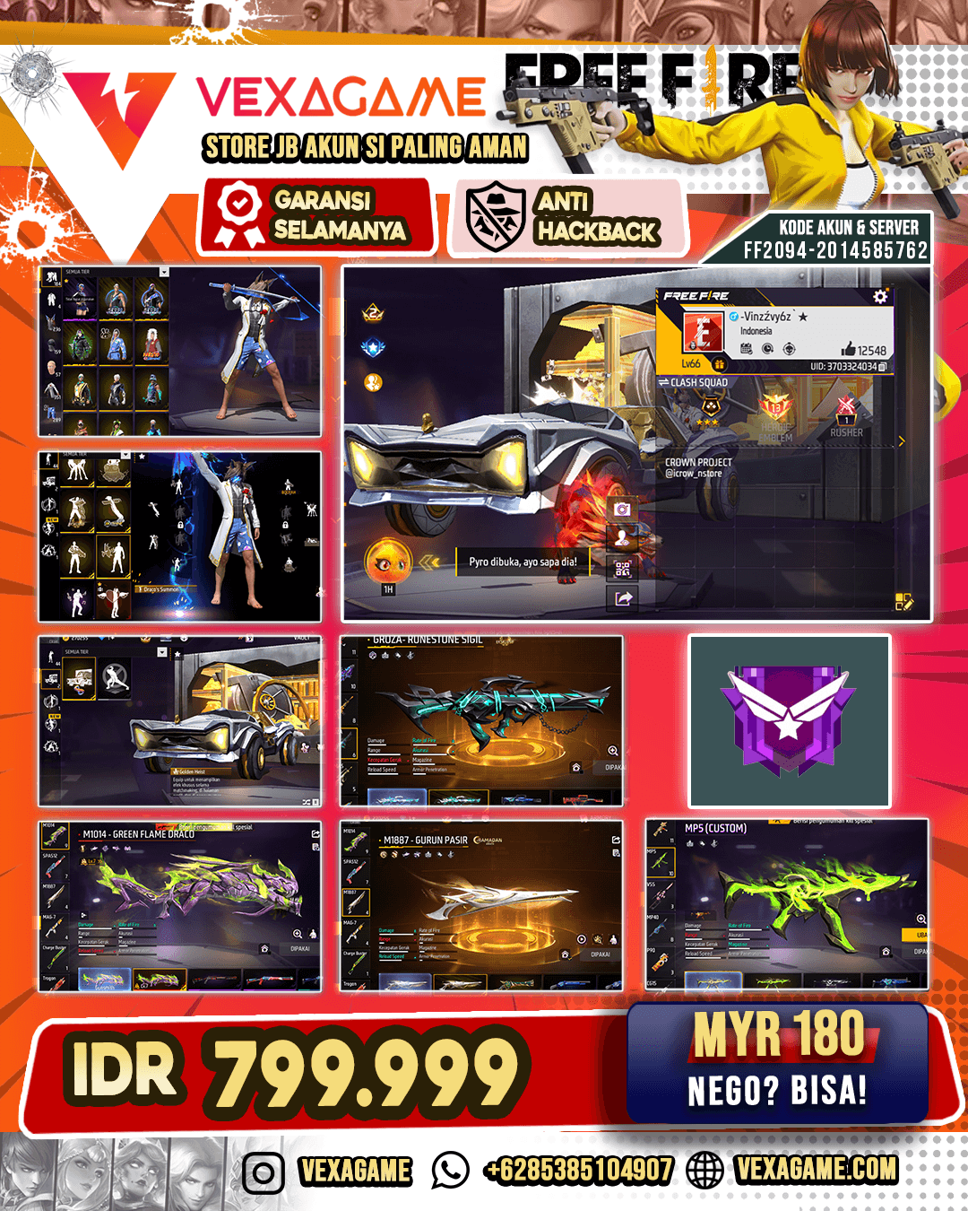 2 EVO MAX | SG Pasir X Trompet | Valut 350++