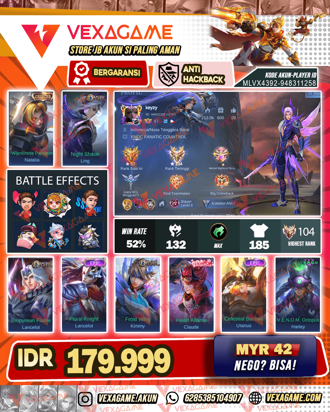 Ling Dragon Tamer | Lancelot Dragon Tamer | Ex Immo