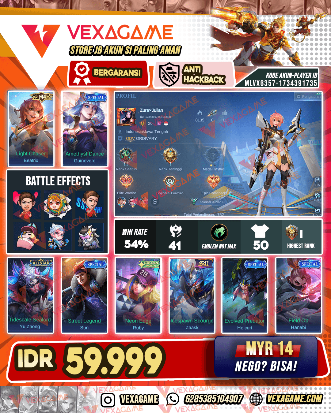 AKUN MURAH