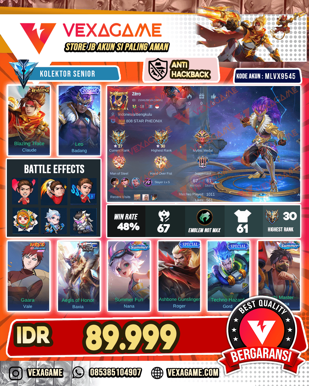 Badang Zodiac | Claude Blazing