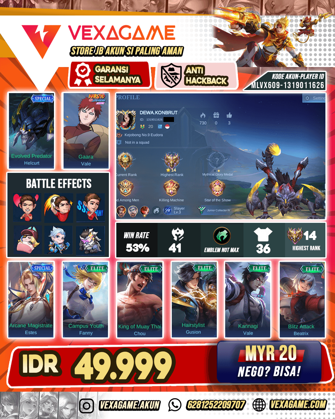 Akun Harga Pelajar