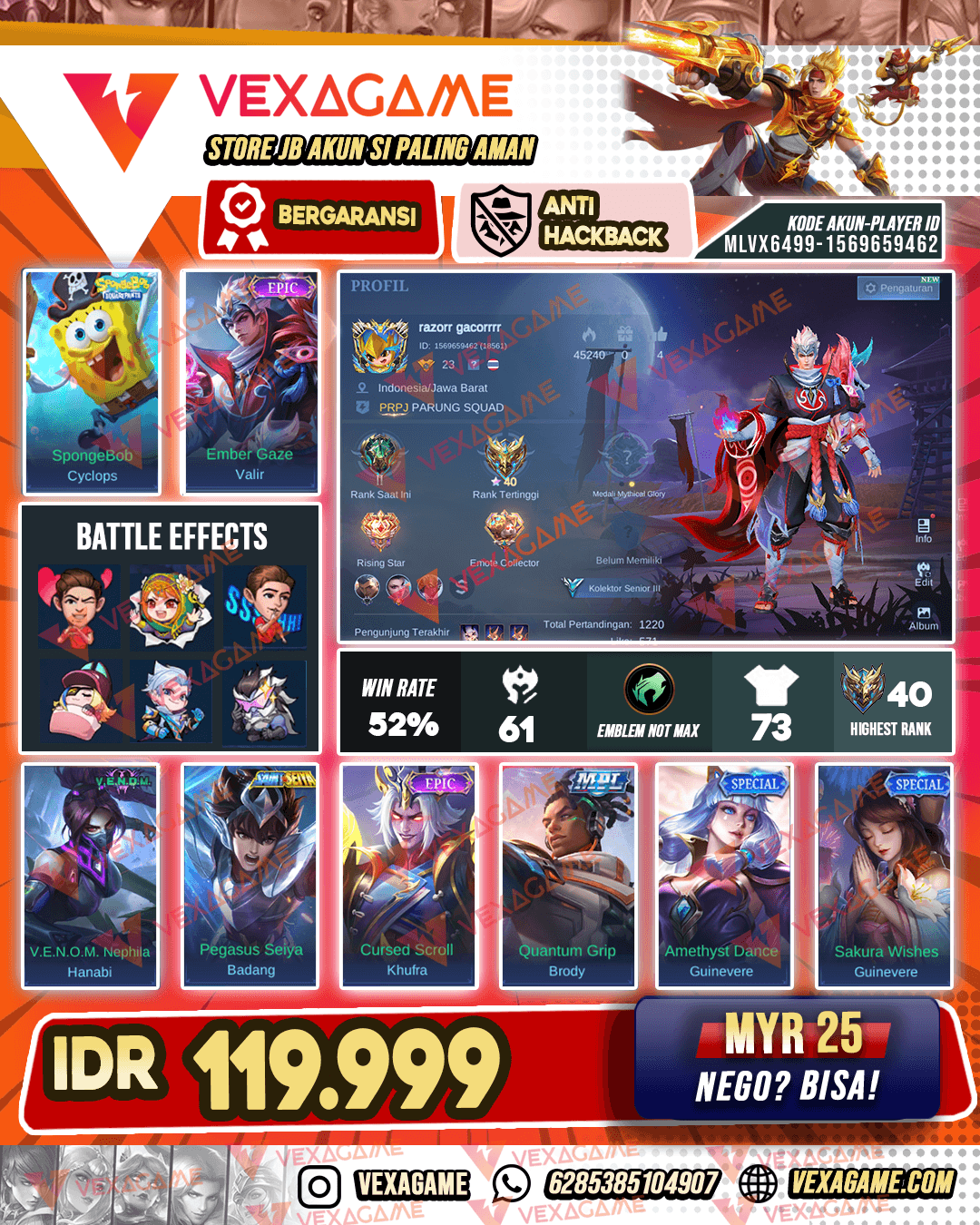 Valir Epic | Badang Seint Seiya