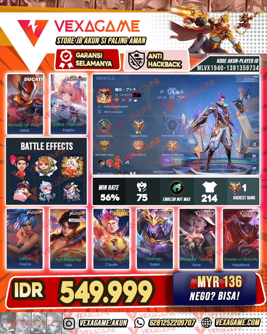 Irithel Ducati X Angela Aspirants X Valir KOF X Claude Prime