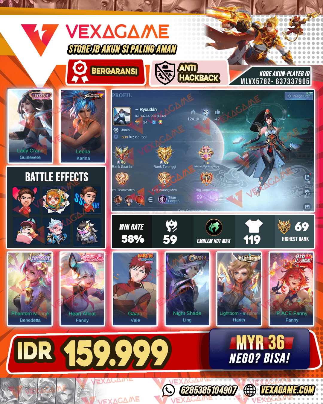 Guinevere Luckybox | Benedetta Covenant | Fanny Valentine