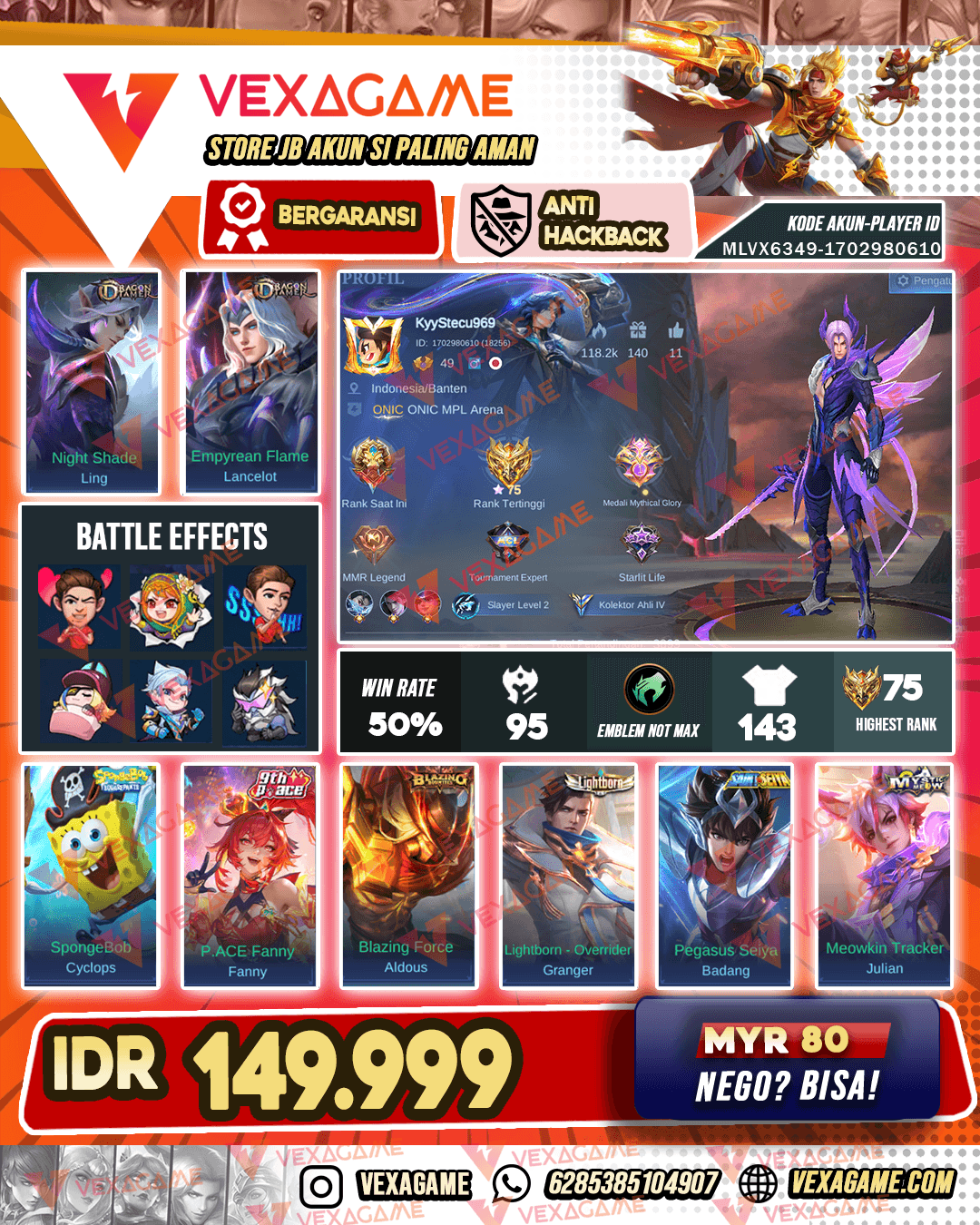 Ling Dragon Timer | Lancelot Dragon Timer | Emblem OTW MAX
