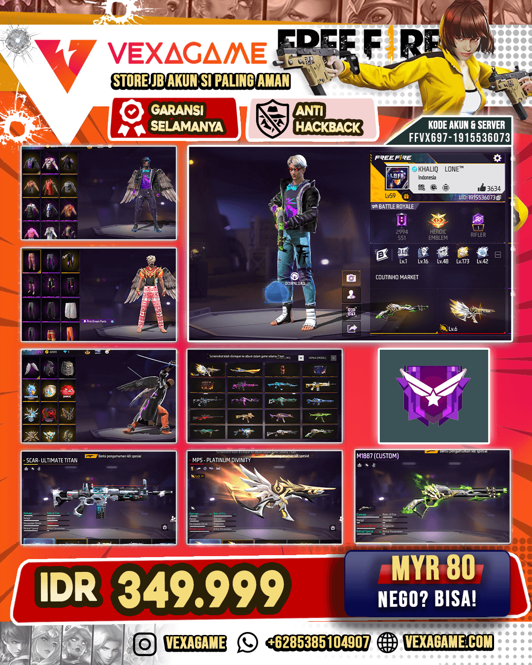 1 EVO OTW MAX | SG LUMUT | VAULT 230++