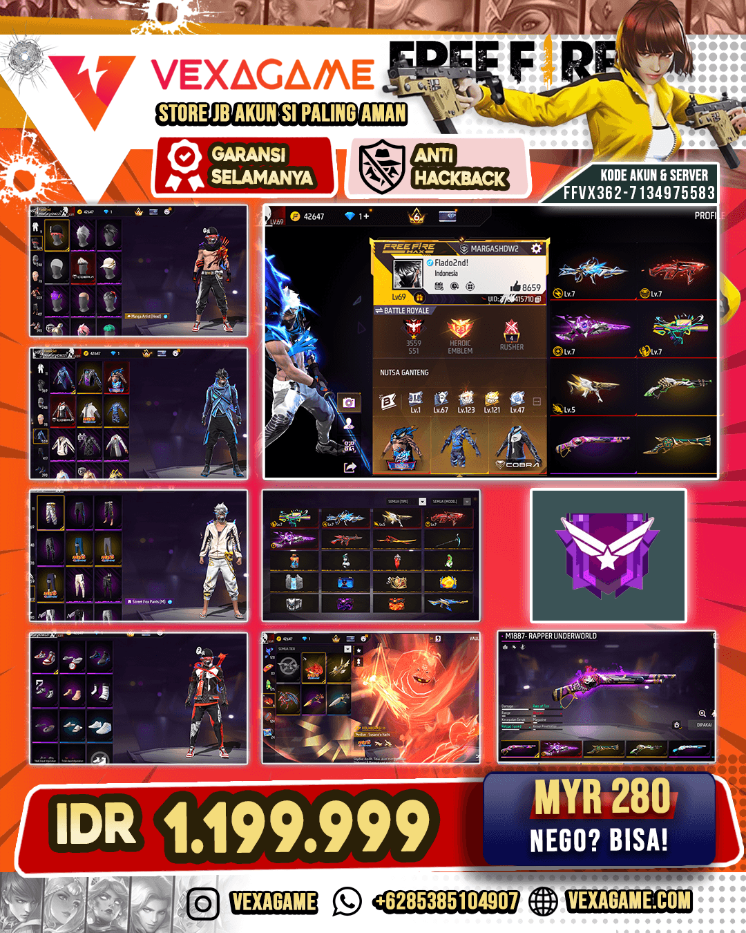 5 EVO 4 MAX | SG Reaper + Trompet | Lumut | EVO | Winter |  Vault TW 600