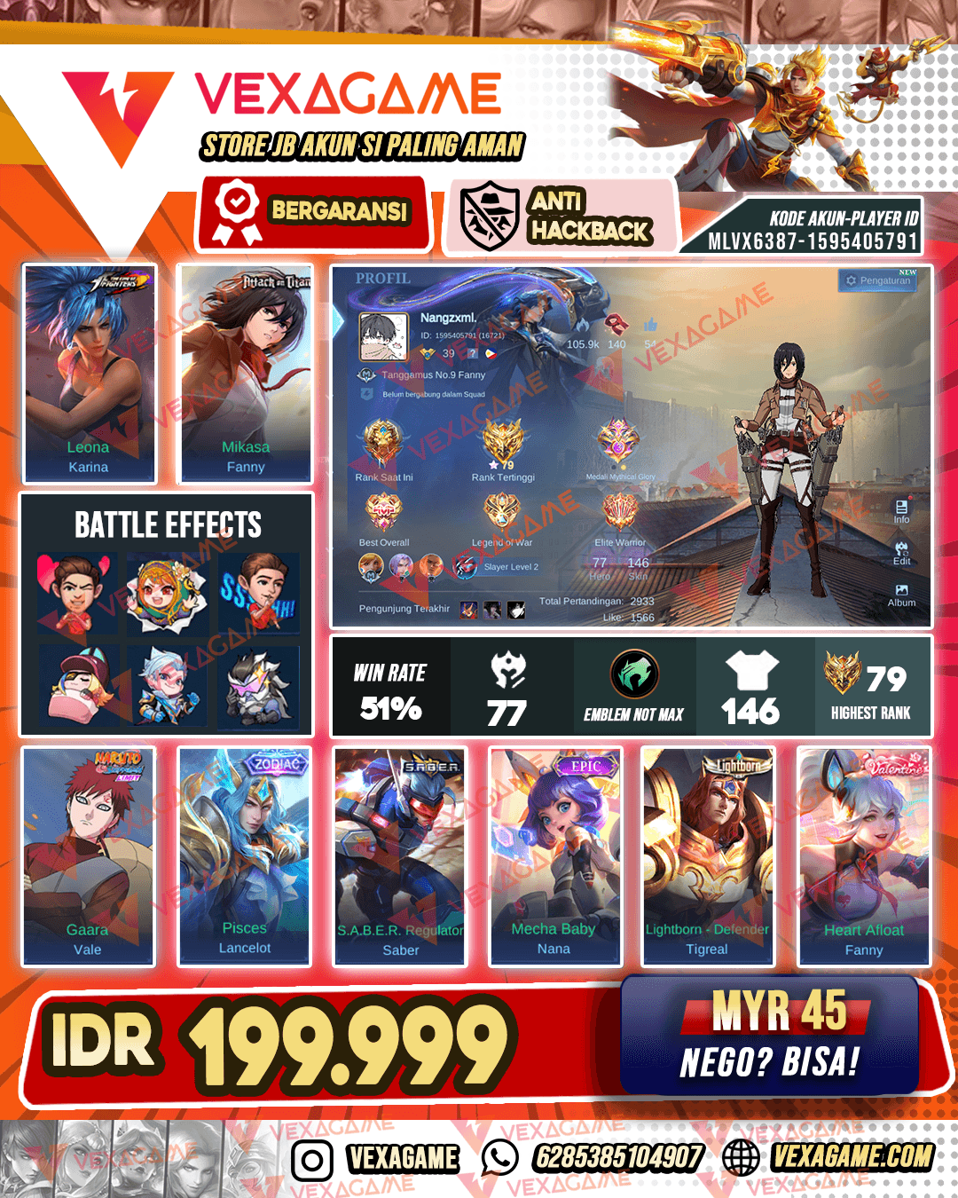 Fanny AOT | Lancelot Zodiac