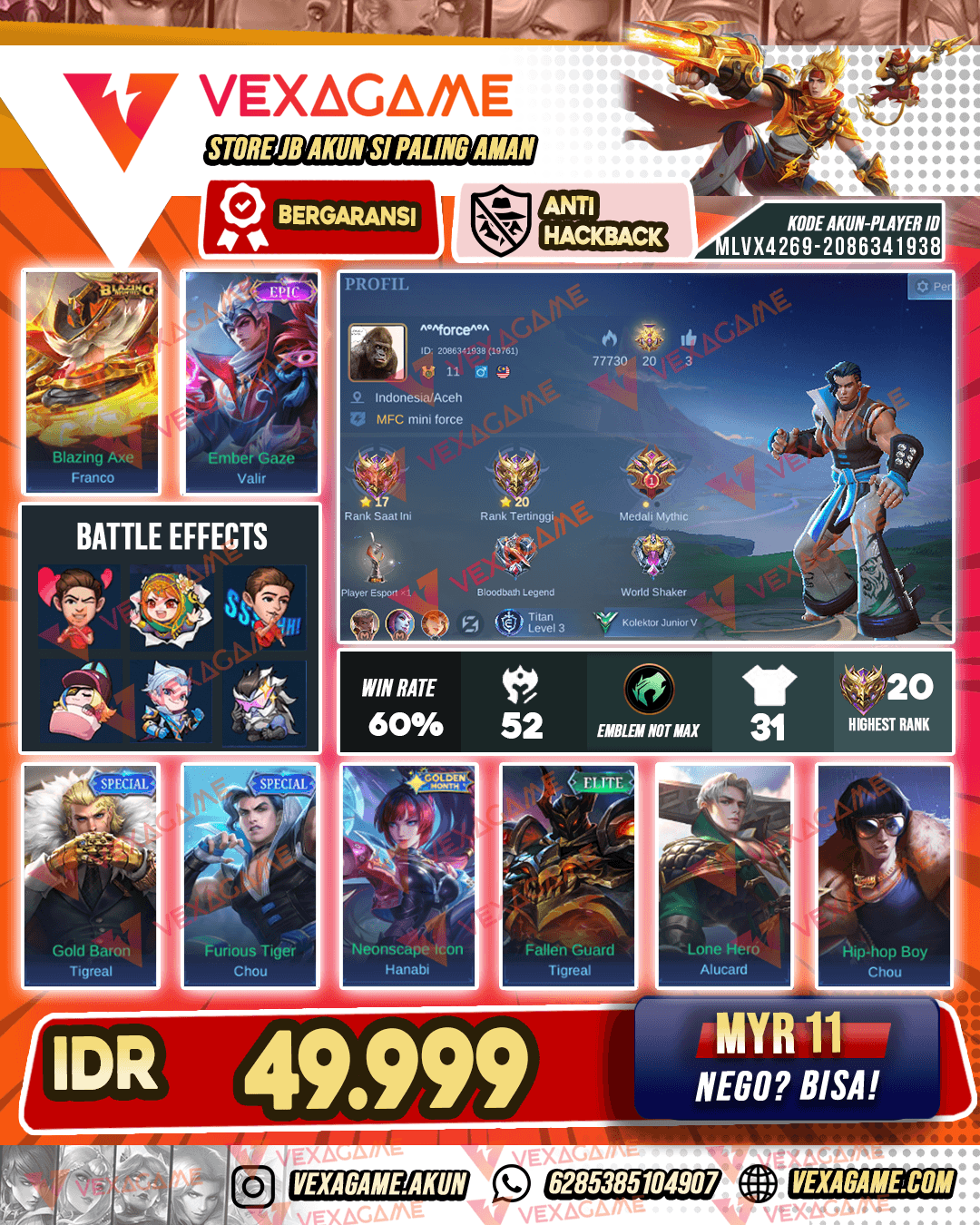 Akun Murah Budget Pelajar