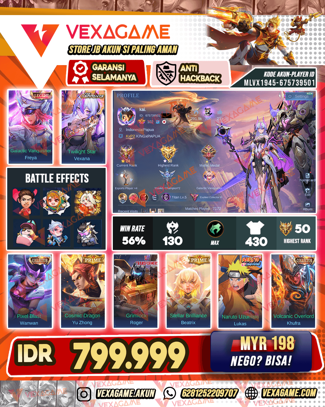 Freya Legend X Vexana Aspirants X Lukas Naruto | 2 Prime