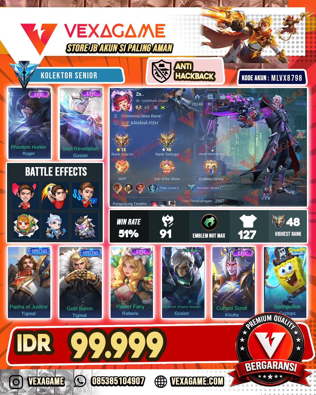 Roger Epic X Gusion Epic