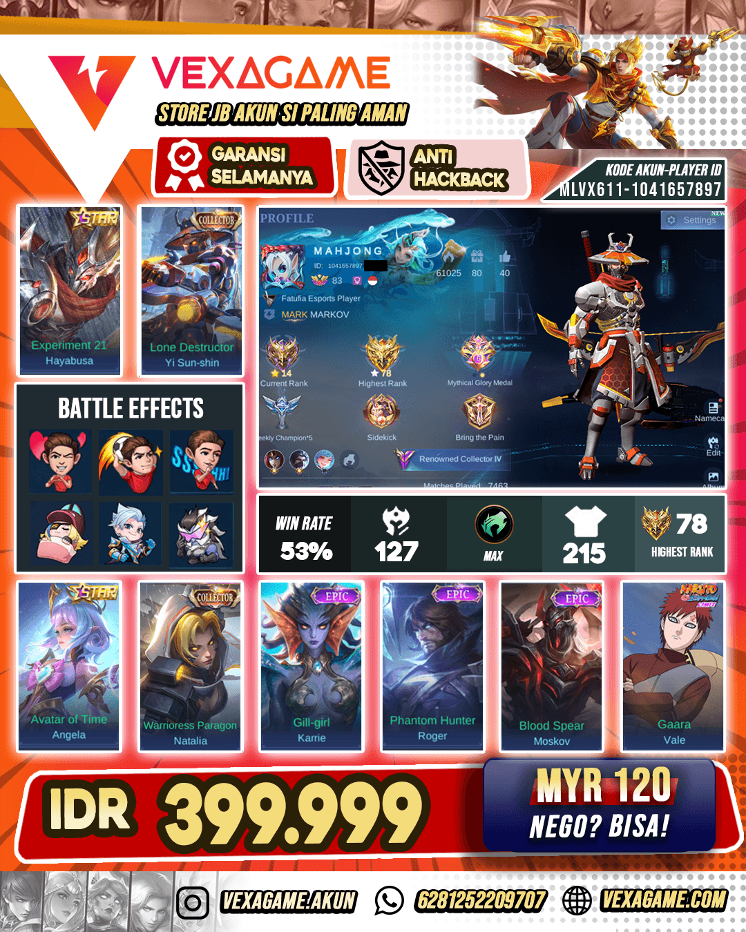 Yi Shun Shin Collector Ex Glory Murah