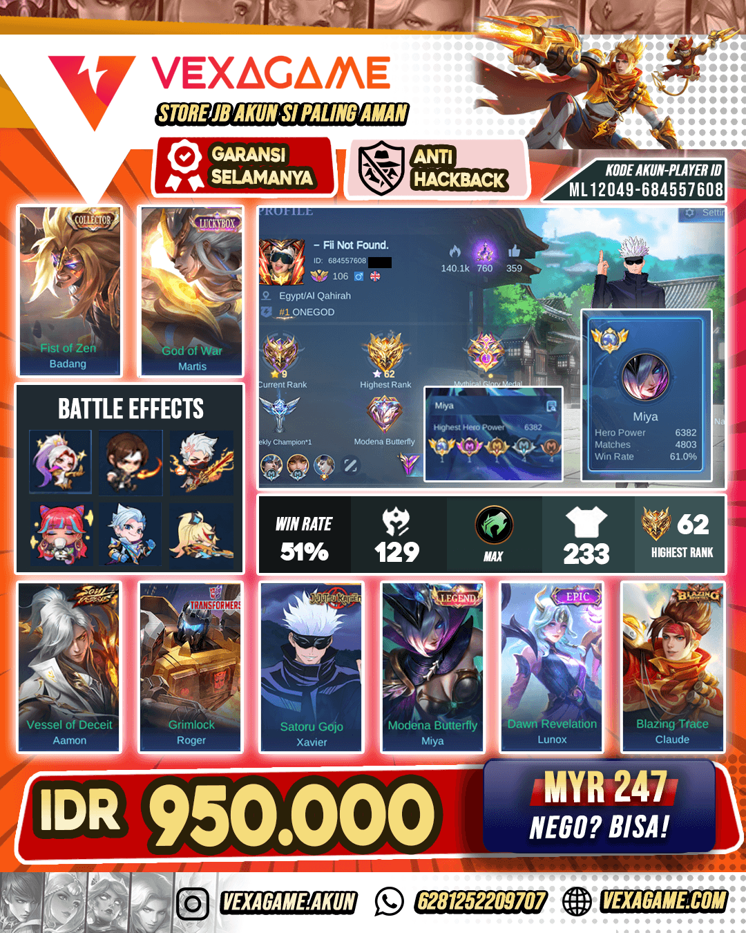 Xavier JJK | Ex Global Miya