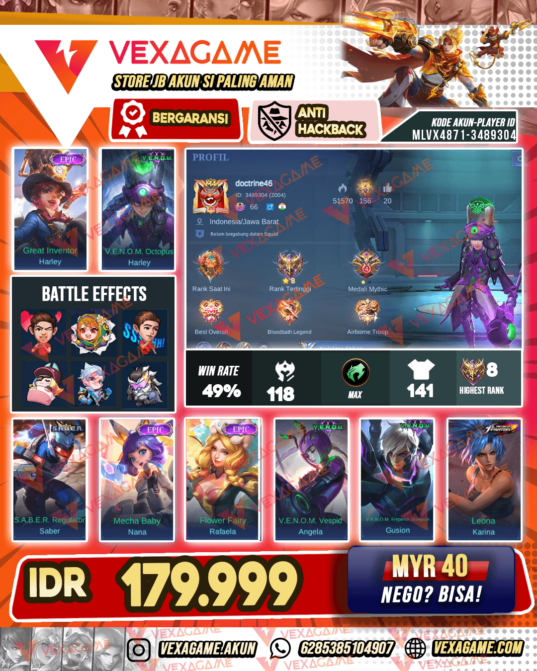 Harley Venom X Harley Epic | Emblem MAX
