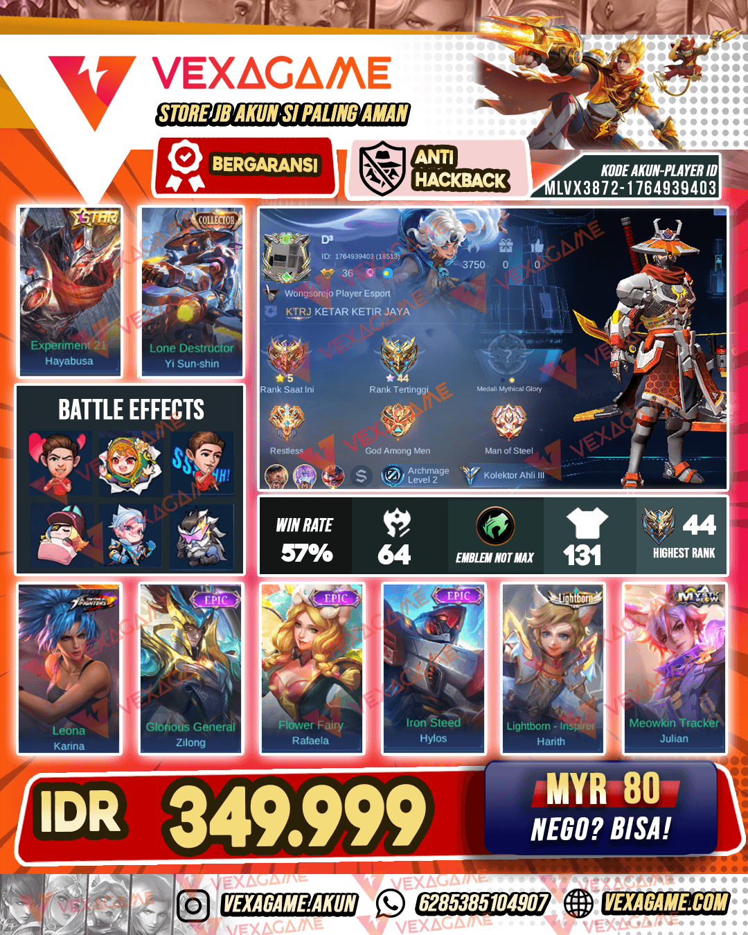 Yss Collector | Hayabusa Star Kuning