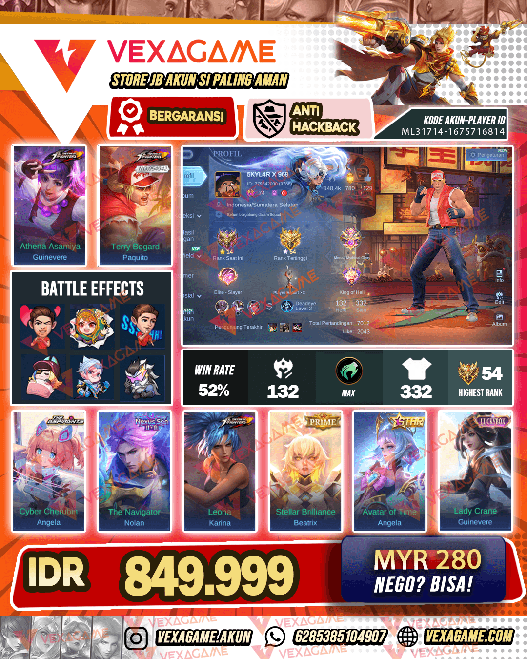 Franco Legend | 3 KOF | Nolan 11.11